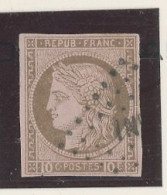 INDE- N°18 -COLONIES GÉNÉRALES CÉRÈS 10c BRUN / ROSE  - TB -Obl -LOSANGE I N D E - Used Stamps