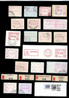 Lot Automatenmarken Gebraucht Used Siehe Scan - Timbres D'automates