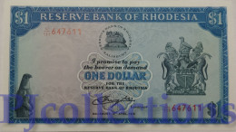 RHODESIA 1 DOLLAR 1978 PICK 34c UNC - Rhodesien