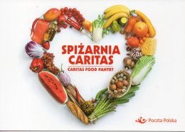 POLAND 2023 POST LIMITED EDITION PHILATELIC FOLDER: CARITAS FOOD PANTRY CHARITY DON'T WASTE FOOD CHANGE YOUR WAYS - Brieven En Documenten