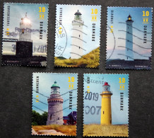 Denmark 2019   Lighthouse   Minr.1974-78   (O) (lot K 242) - Usati