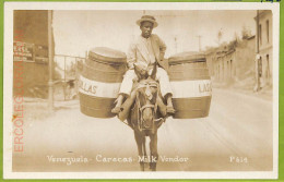 Aa5634 - VENEZUELA - VINTAGE POSTCARD - Caracas - Real Photo, Milk Vendor - Venezuela