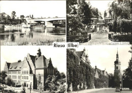 72359830 Riesa Sachsen Neue Elbbruecke Freitreppe Stadtpark Max Planck Oberschul - Riesa