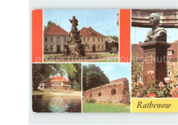 72359805 Rathenow Dunker-Denkmal Stadtmauer Rathenow - Rathenow