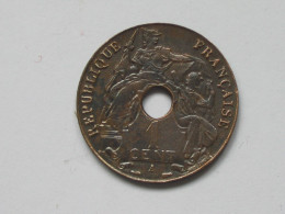 INDOCHINE - 1 Cent 1939  *****  EN ACHAT IMMEDIAT **** - Indocina Francese