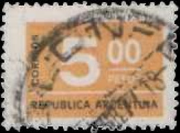 Argentine 1976. ~ YT 1043 + 1048x4 + 1067 - Chiffres (6 V) - Gebruikt