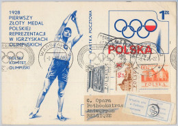 51131 - POLAND - POSTAL HISTORY -  STATIONERY 1978 OLYMPIC Games Disk Throwing - Estate 1928: Amsterdam