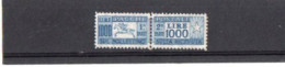 ITALIA - Pacchi Postali 1954 Lie1000 Filigrana A Stella, Nuovo MNH**  - Nov 2023-14 - Postal Parcels