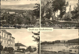 72357848 Grossschoenau Sachsen Panorama Blick Vom Hutberg Partie An Der Mandau S - Grossschoenau (Sachsen)