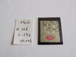 GRANDE BRETAGNE 1902 N°109 - OBLITERE - Used Stamps