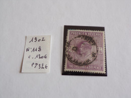 GRANDE BRETAGNE 1902 N°118 - OBLITERE - Used Stamps