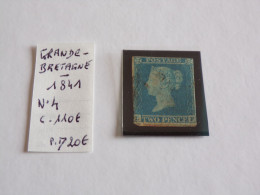 GRANDE BRETAGNE 1841 N°4 - OBLITERE - Used Stamps