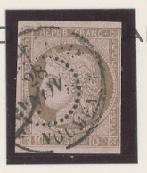 NOUVELLES CALEDONIE  N°18 -COLONIES GÉNÉRALES CÉRÈS 10c BRUN / ROSE -Obl CàD -NLLE CALEDONIE /NOUMEA 28 NOV ? - Used Stamps