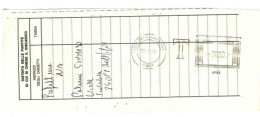 SP10)A TIMBRO MECCANICO TASSATA SEGNATASSE N. 1 RICEVUTA - Strafport