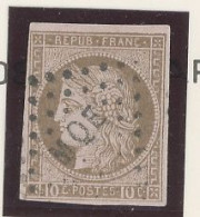 MARTINIQUE  N°18 -COLONIES GÉNÉRALES CÉRÈS 10c BRUN / ROSE  TTB -Obl LOSANGE MQE - Used Stamps