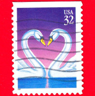 U.S. - USA - STATI UNITI - Usato - 1997 - Fauna - Cigni - Mute Swan (Cygnus Olor) - 32 - Used Stamps