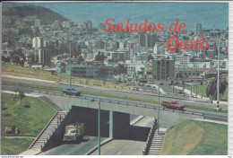 ECUADOR  QUITO, Entrada A Los Modernos Tuneles De San Juan Y San Roque 1980   Nice Stamp - Ecuador