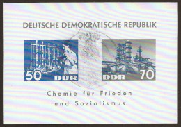 DDR, 1963, Michel-Nr. 950-951, Block 18, Gestempelt - 1950-1970