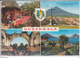 GUATEMALA, Vista Diverso, Indigenas, Antigua, Lago Atitlán  1979  Nice Stamp - Guatemala