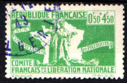 Algérie - 1943 - Emission CFLN- Œuvres De La France Combattante - N° 60 Des Colonies Générales - Oblitéré - Used - Oblitérés