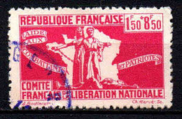 Algérie - 1943 - Emission CFLN- Œuvres De La France Combattante - N° 61 Des Colonies Générales - Oblitéré - Used - Oblitérés