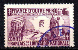 Algérie - 1943 - Emission CFLN- Œuvres De La France Combattante - N° 64 Des Colonies Générales - Oblitéré - Used - Usados