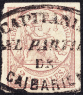 ESPAGNE / ESPANA - COLONIAS (serie Conjunta) 1865 Fiscal "DERECHO JUDICIAL" 2R Usado CAPITANÍA DEL PARTIDO DE CAIBARIÉN - Cuba (1874-1898)