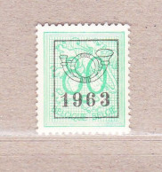 1961 Nr PRE744(*) Zonder Gom.Heraldieke Leeuw:80c.Opdruk 1963. - Typografisch 1951-80 (Cijfer Op Leeuw)