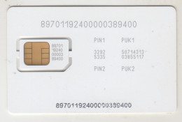RUSSIA - White, GSM Card, Mint - Russie