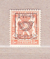 1949 Nr PRE594(*) Zonder Gom.Klein Staatswapen:5c.Opdruk I-VII-49 / 30-VI-50. - Typos 1936-51 (Petit Sceau)