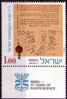 Israel Mi.Nr. 590-Tab Unabhängigkeitserklärung (1L) - Other & Unclassified