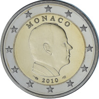 Monaco, Albert II, 2 Euro, 2010, Paris, FDC, Bimétallique - Mónaco