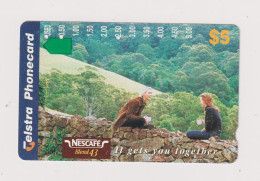 AUSTRALIA - Nescafe Magnetic Phonecard - Australie