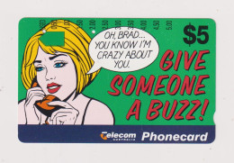 AUSTRALIA - Give Someone A Buzz Magnetic Phonecard - Australie
