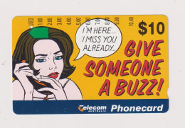 AUSTRALIA - Give Someone A Buzz Magnetic Phonecard - Australie