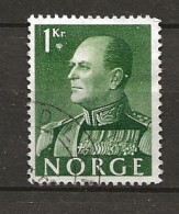 Norway 1959 King Olav V  1 Kr    Mi 428 Cancelled(o) - Used Stamps