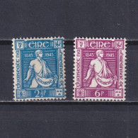 IRELAND 1945, SG# 136-137, Sower, MH - Unused Stamps