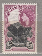 St HELENA QEII 1953 Waterfall 1 1/2d MNH(**) Mi 125 Look Scans #30074 - St. Helena