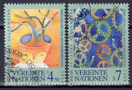 UNO Wien 1998 - Menschenrechte, Nr. 268 - 269, Gestempelt / Used - Used Stamps