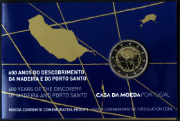 PO20019.8 - COINCARD PORTUGAL - 2019 - 2 Euros Comm. Madère Et Porto Santo - BE - Portogallo