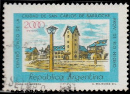 Argentine 1980. ~ YT 11221 X 9 - Centre Civique, Bariloche - Used Stamps