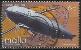 Malta 2000 - Mi 1130 - YT 1103 ( Graf Zeppelin LZ.127 ) - Zeppeline