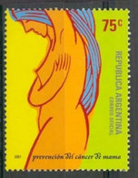 Argentina 2001 Cancer Prevention Campaign MNH Stamp - Nuevos