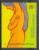 Argentina 2001 Cancer Prevention Campaign MNH Stamp - Nuovi