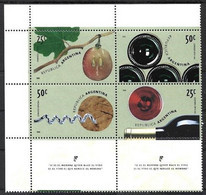 Argentina 2000 Wines Grapes Complete Set With Cinderellas MNH - Unused Stamps