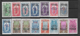 C190  Tchad Lot De 15 Timbres Neufs++ TBE - Unused Stamps