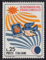 Italia / Italia 1967 Correo 992 **/MNH IX Día Del Sello.  - 1961-70: Neufs
