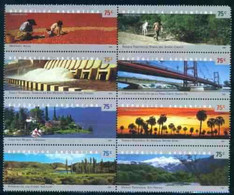 Argentina 2004 Landscapes Complete Set Of 8 Values MNH - Unused Stamps