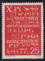 Italia / Italia 1968 Correo 1029 **/MNH 10 ° Día Del Sello.  - 1961-70: Mint/hinged