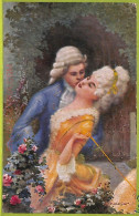 Af1599 - VINTAGE POSTCARD - Glamour Ladies Donnine - ARTIST SIGNED -  Monestier - Monestier, C.